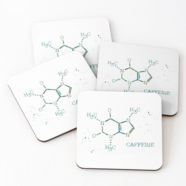 Item preview, Caffeine Molecule Formula designed and sold by EvasDreams.