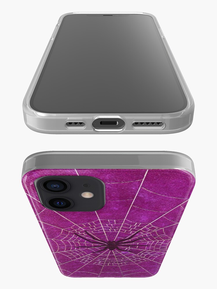 Alternate view of The Spiderweb Book in Pink iPhone Case & Cover
