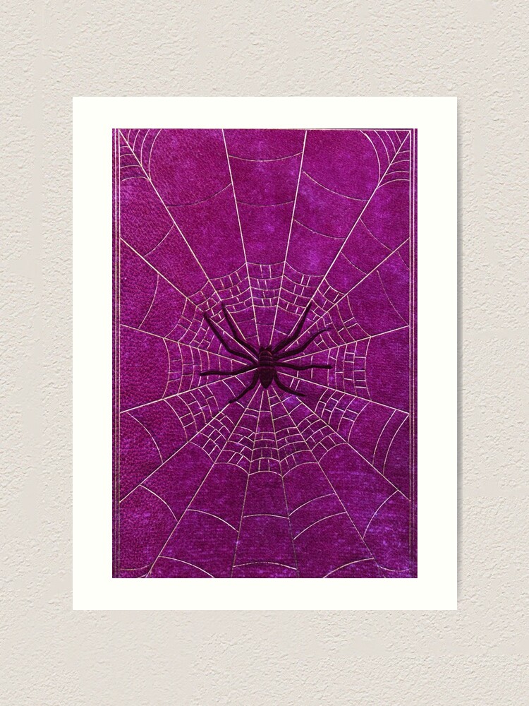 Alternate view of The Spiderweb Book in Pink Art Print