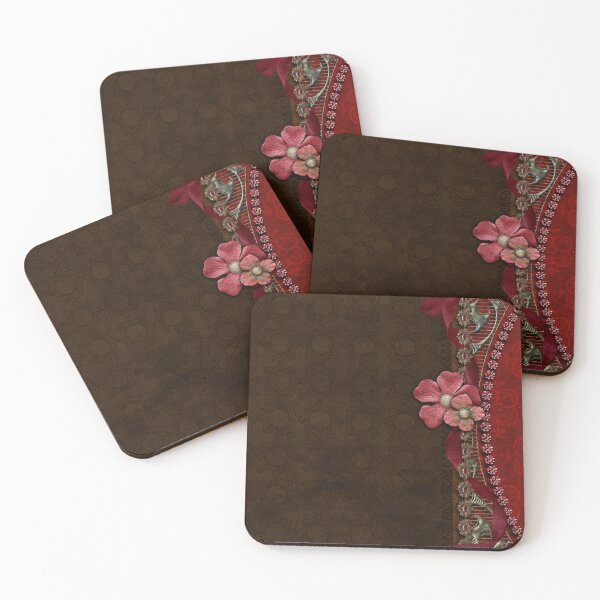 Item preview, Beautiful Victorian Style Jeweled and Suede Velvet Look Design designed and sold by TexasMerch.