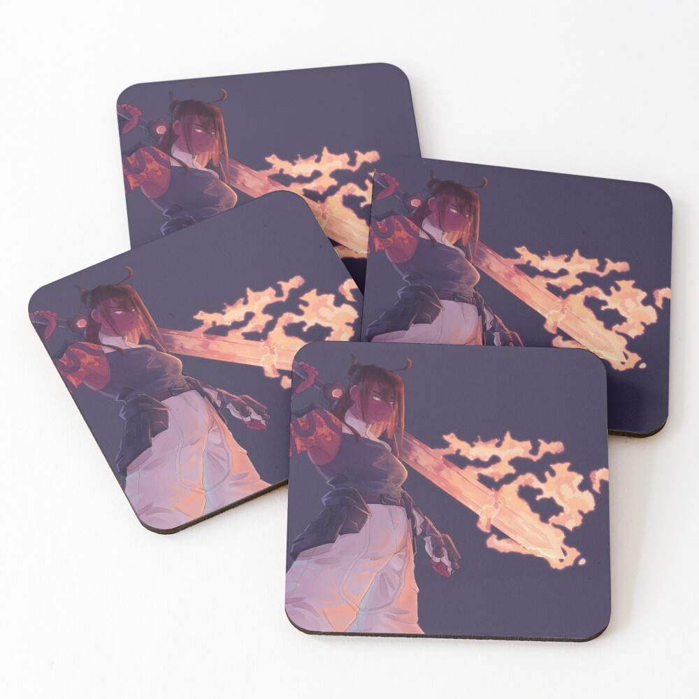 Item preview, Coasters (Set of 4) designed and sold by KeyDarkFox.
