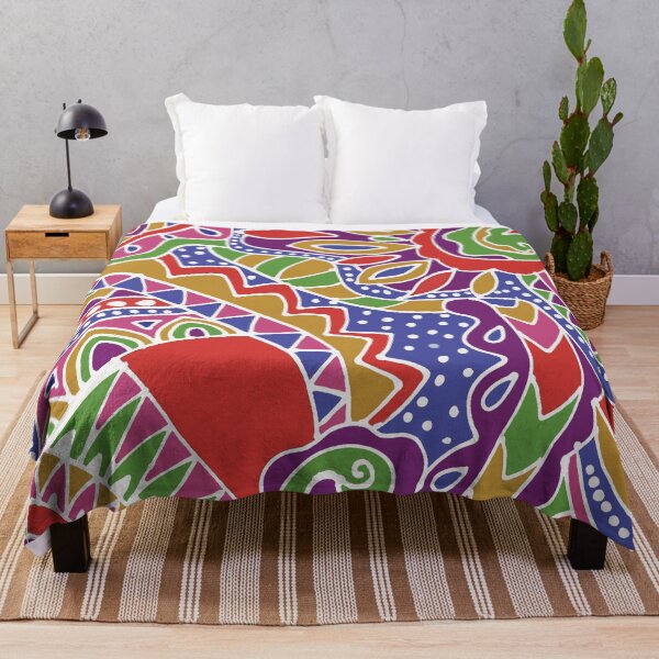 Item preview, Pop Art Geometric Paisley In Bright Colors designed and sold by Leslie Rogers Todder.