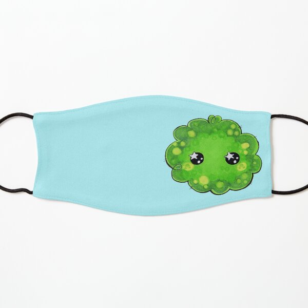 Marimo Moss Ball Sticker Kids Mask