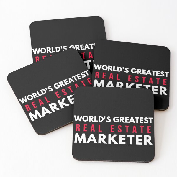 Item preview, World's Greatest Real Estate Marketer designed and sold by markilemons.