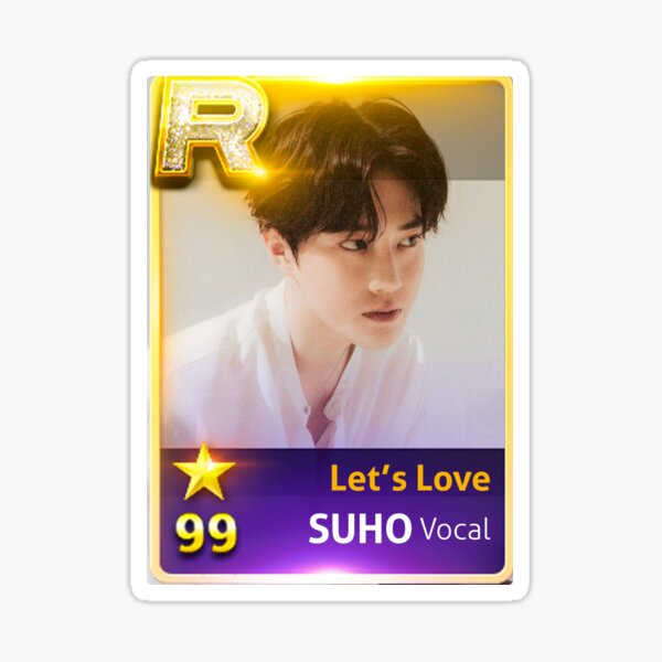 Suho Let's Love Card SuperStar SMTown (Dance)