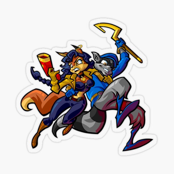 Sly Cooper Gang Extended Sticker for Sale by Swisskid