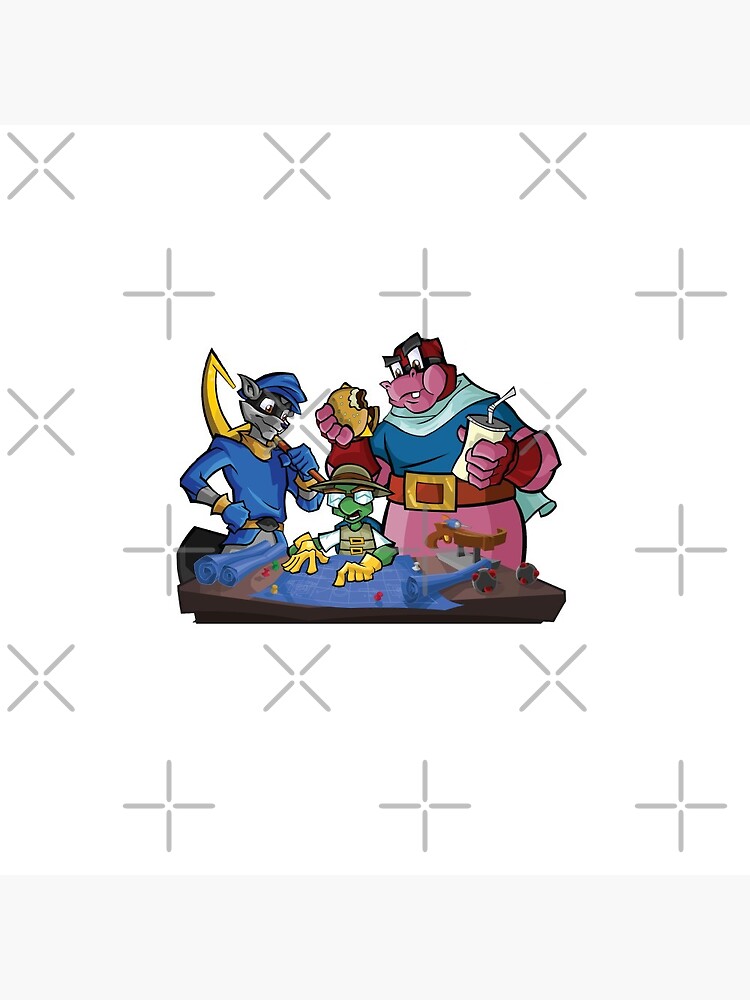 Sly Cooper Gang Extended Sticker for Sale by Swisskid