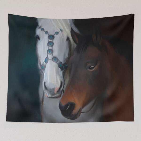 Item preview, Painted horse portrait designed and sold by Gatterwe.