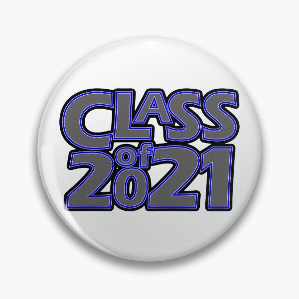 Artikelvorschau, Grad Class of 2021 Grey with a Dark Blue Border entworfen und verkauft von gkillerb.