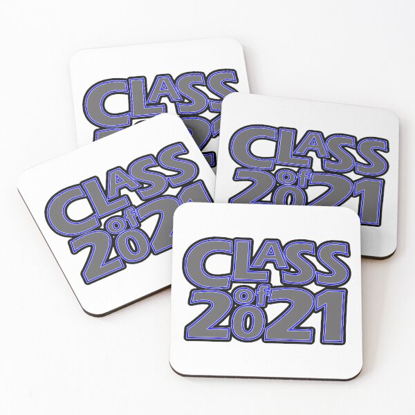 Item preview, Grad Class of 2021 Grey with a Dark Blue Border designed and sold by gkillerb.