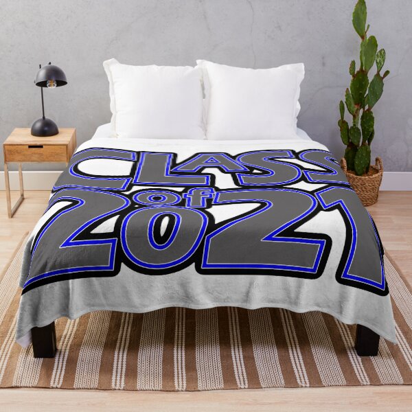 Item preview, Grad Class of 2021 Grey with a Dark Blue Border designed and sold by gkillerb.
