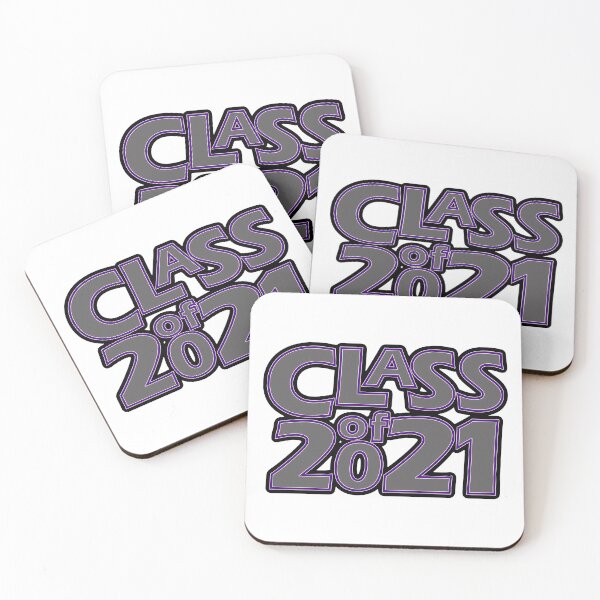Item preview, Grad Class of 2021 Grey with a Dark Purple Border designed and sold by gkillerb.