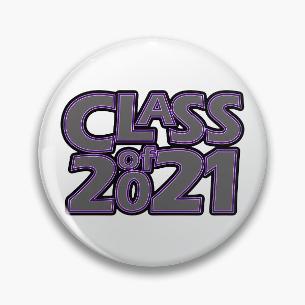 Artikelvorschau, Grad Class of 2021 Grey with a Dark Purple Border entworfen und verkauft von gkillerb.
