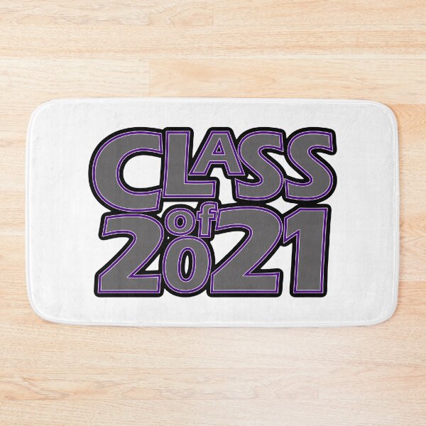 Item preview, Grad Class of 2021 Grey with a Dark Purple Border designed and sold by gkillerb.