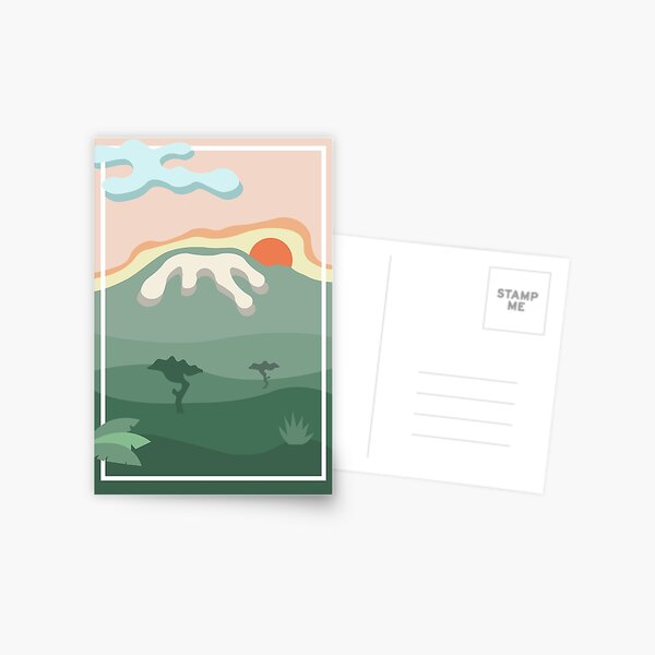 Item preview, Mount Kilimanjaro Abstract Sunset designed and sold by Paul Stouffer.