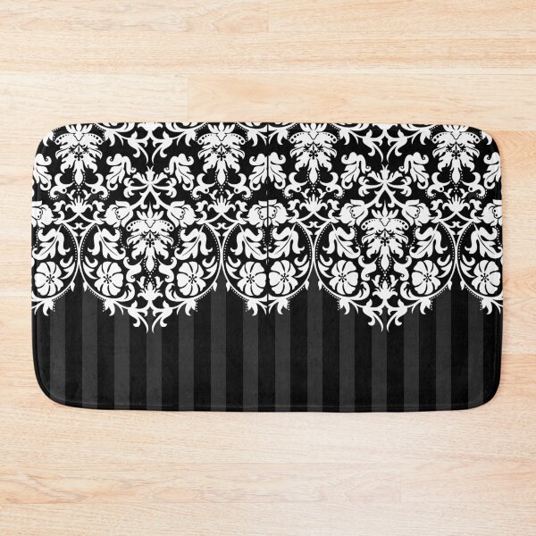 Item preview, Black and White Damask Pattern designed and sold by DonnaSiggy.