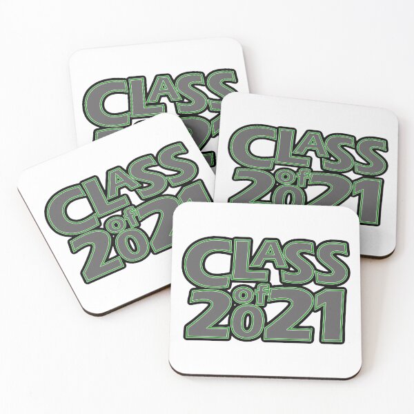 Item preview, Grad Class of 2021 Grey with a Green Border designed and sold by gkillerb.