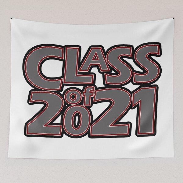 Item preview, Grad Class of 2021 Grey with a Maroon Border designed and sold by gkillerb.