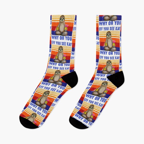 Item preview, SLOTH – EFF YOU SEE KAY WHY OH YOU VINTAG designed and sold by romboshirt.