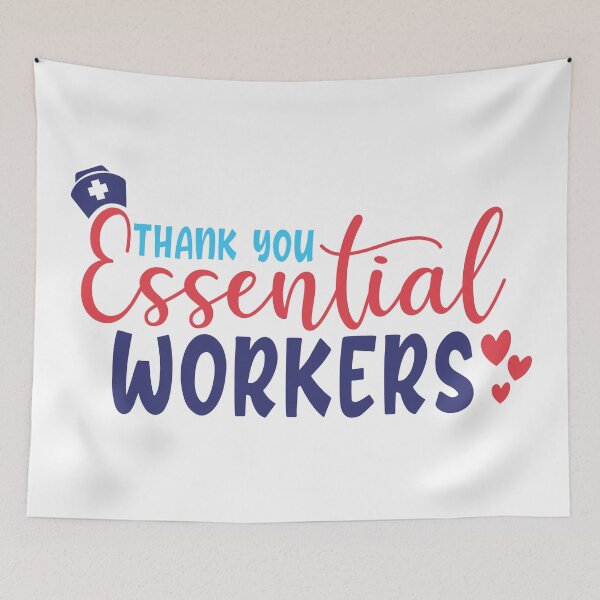 Item preview, Thank you essential workers designed and sold by Brian Kroijer.
