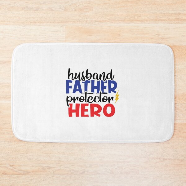 Item preview, Father 's Day Quote :Husband father protector hero  designed and sold by remonss.