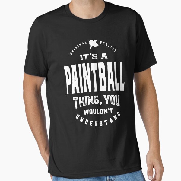 Vista previa del artículo con la obra «Es una cosa de paintball - Regalos de paintball», diseñado y vendido por cidolopez.