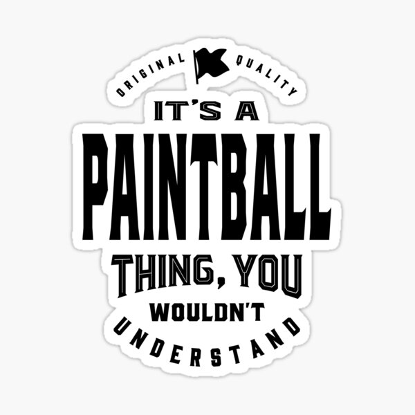 Vista previa del artículo con la obra «Es una cosa de paintball - Regalos de paintball», diseñado y vendido por cidolopez.