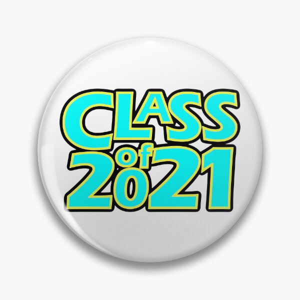 Artikelvorschau, Grad Class of 2021 Light Blue with a Bright Yellow Border entworfen und verkauft von gkillerb.