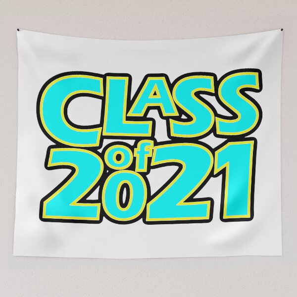 Item preview, Grad Class of 2021 Light Blue with a Bright Yellow Border designed and sold by gkillerb.