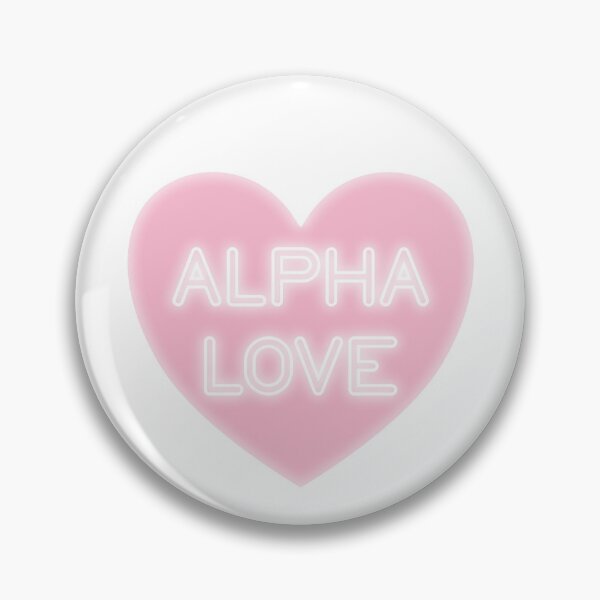 Item preview, Alpha Love designed and sold by Stickers by SoSrat.