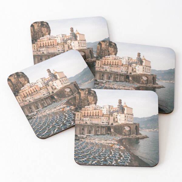 Item preview, Atrani beach in the early morning designed and sold by michieldros.