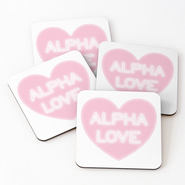 Item preview, Alpha Love designed and sold by Stickers by SoSrat.