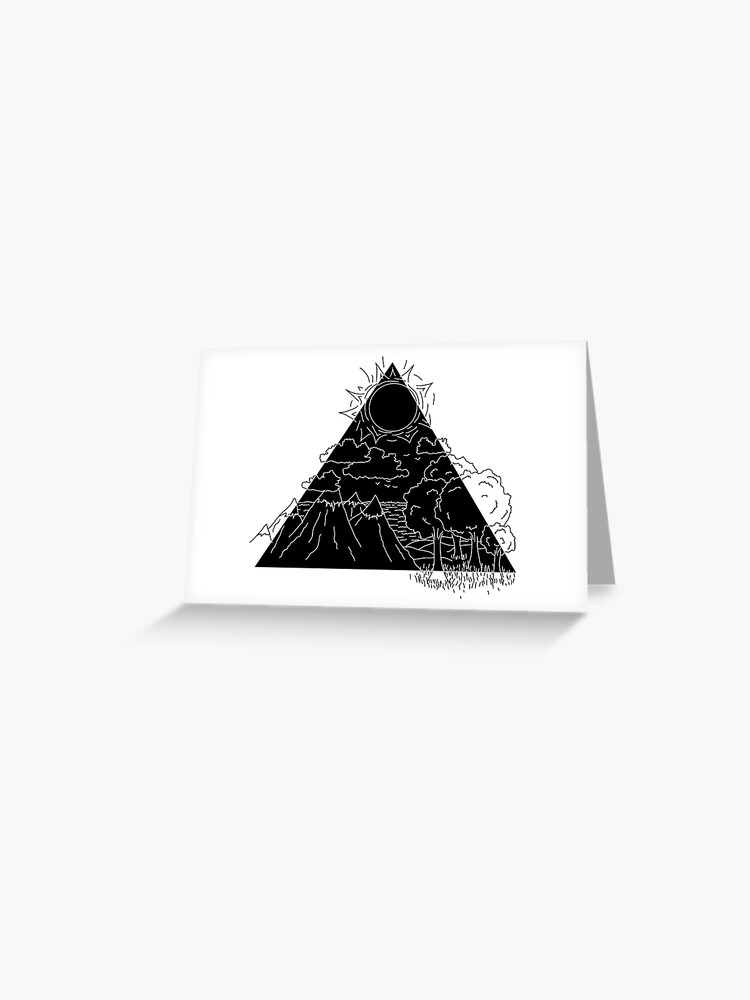 Carte De Vœux Pyramide Elementaire Par Nicolenasteff Redbubble