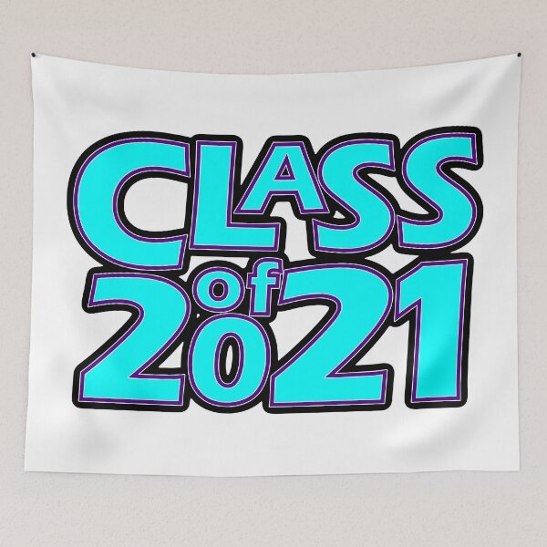 Item preview, Grad Class of 2021 Light Blue with a Dark Purple Border designed and sold by gkillerb.