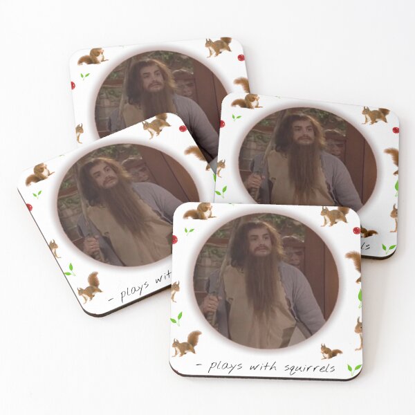 Item preview, plays with squirrels quote designed and sold by kaitihadj05.