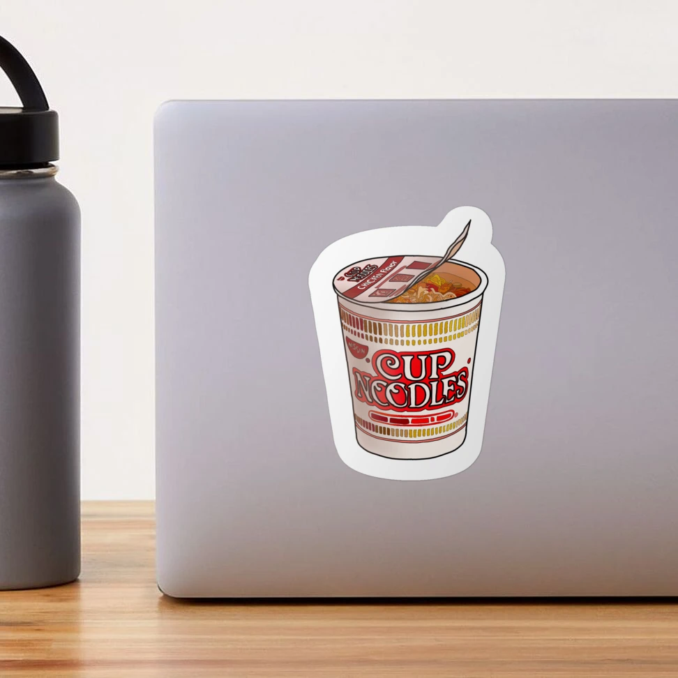 Cup Noodle Waterproof Sticker – Oki Social Store