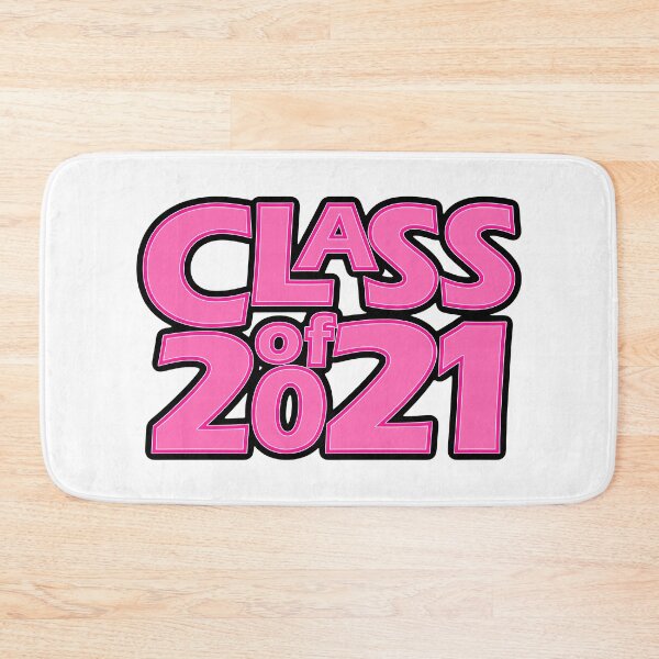 Item preview, Grad Class of 2021 Light Pink with a Dark Pink Border designed and sold by gkillerb.