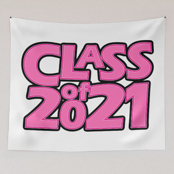 Item preview, Grad Class of 2021 Light Pink with a Dark Pink Border designed and sold by gkillerb.