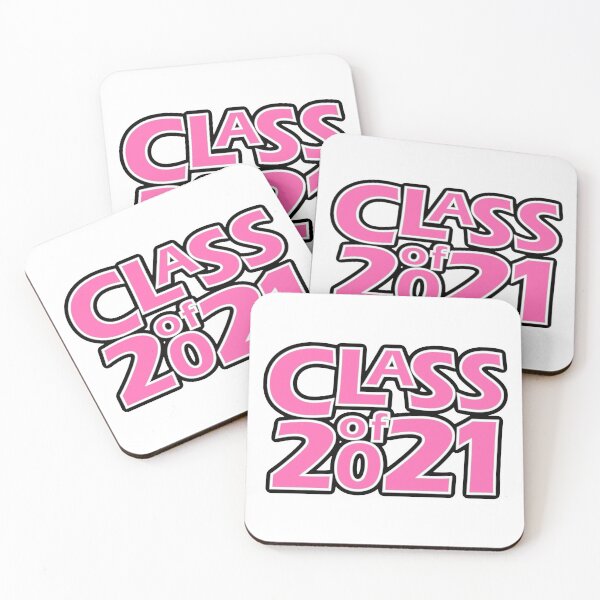 Item preview, Grad Class of 2021 Light Pink with a White Border designed and sold by gkillerb.