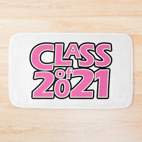 Item preview, Grad Class of 2021 Light Pink with a White Border designed and sold by gkillerb.