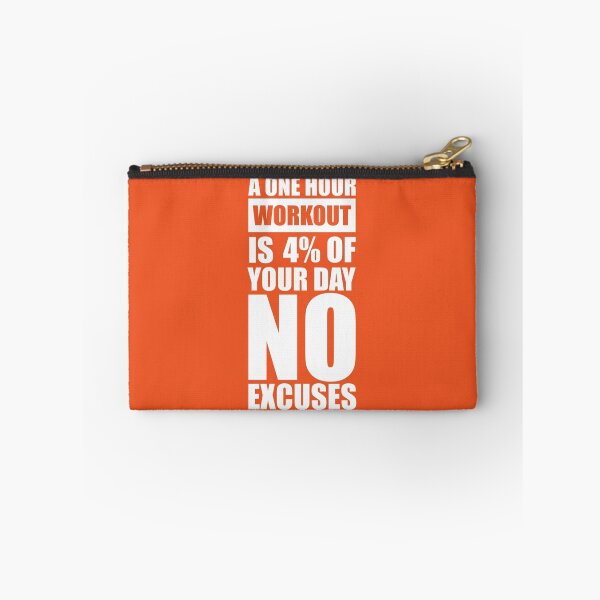 Item preview, A One Hour Workout is 4% of Your Day No Excuses - Gym Inspirational Quotes designed and sold by Labno4.