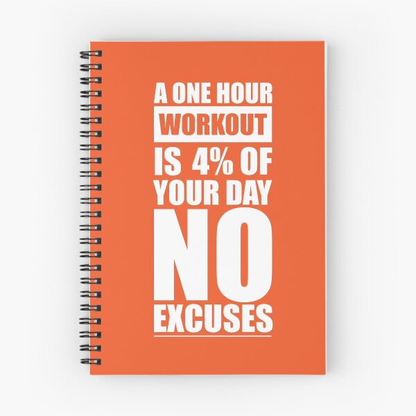Item preview, A One Hour Workout is 4% of Your Day No Excuses - Gym Inspirational Quotes designed and sold by Labno4.