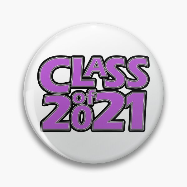 Artikelvorschau, Grad Class of 2021 Light Purple with a Grey Border entworfen und verkauft von gkillerb.