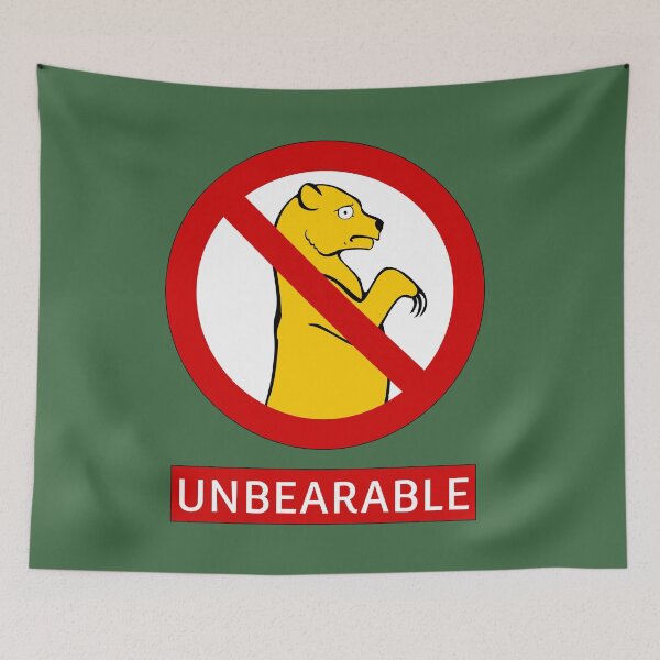 Item preview, Unbearable Bear designed and sold by index-match.