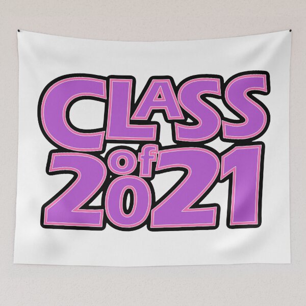 Item preview, Grad Class of 2021 Light Purple with a Light Pink Border designed and sold by gkillerb.