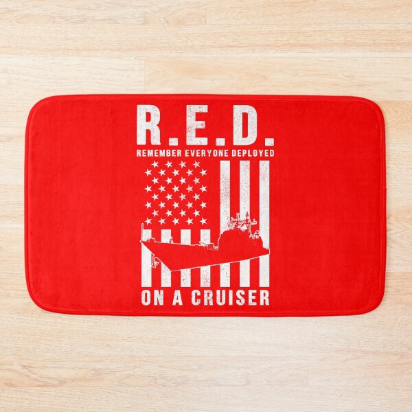 Item preview, RED Friday Remember Everyone Deployed on a Cruiser designed and sold by Gold Wings Tees.
