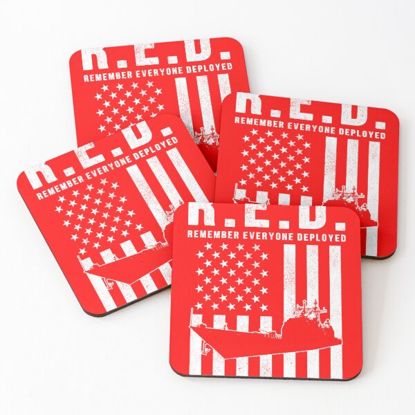 Item preview, RED Friday Remember Everyone Deployed on a Cruiser designed and sold by Gold Wings Tees.