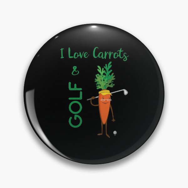 Item preview, I Love Carrots & Golf - Golf Lover Golfer Vegan Veggie Gift designed and sold by FunnySunny T-Shirts.