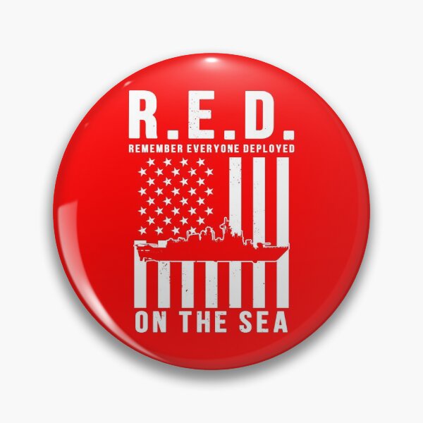 Item preview, RED Friday Remember Everyone Deployed on the Sea designed and sold by Gold Wings Tees.