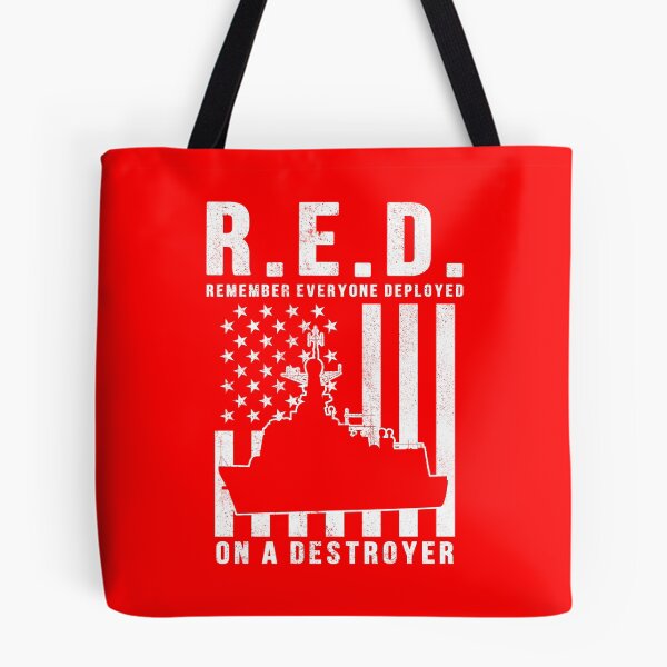 Item preview, RED Friday Remember Everyone Deployed on a Destroyer designed and sold by Gold Wings Tees.